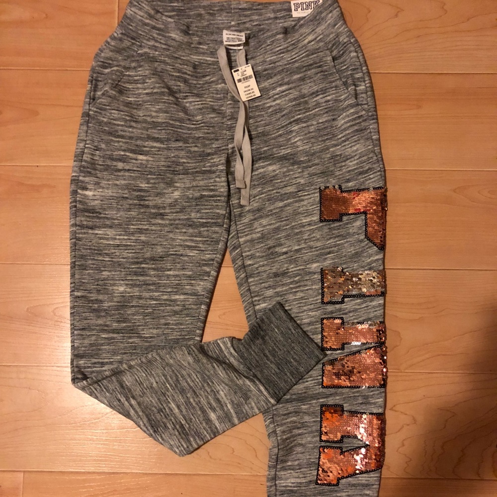 Victoria secret pink bling joggers